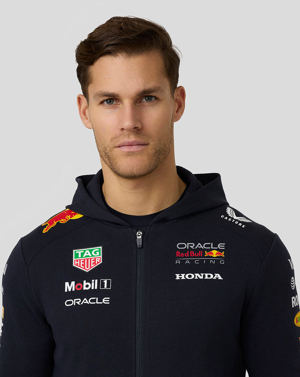 Oracle Red Bull Racing Unisex Teamline Full Zip Hoodie - Night Sky - Night Sky