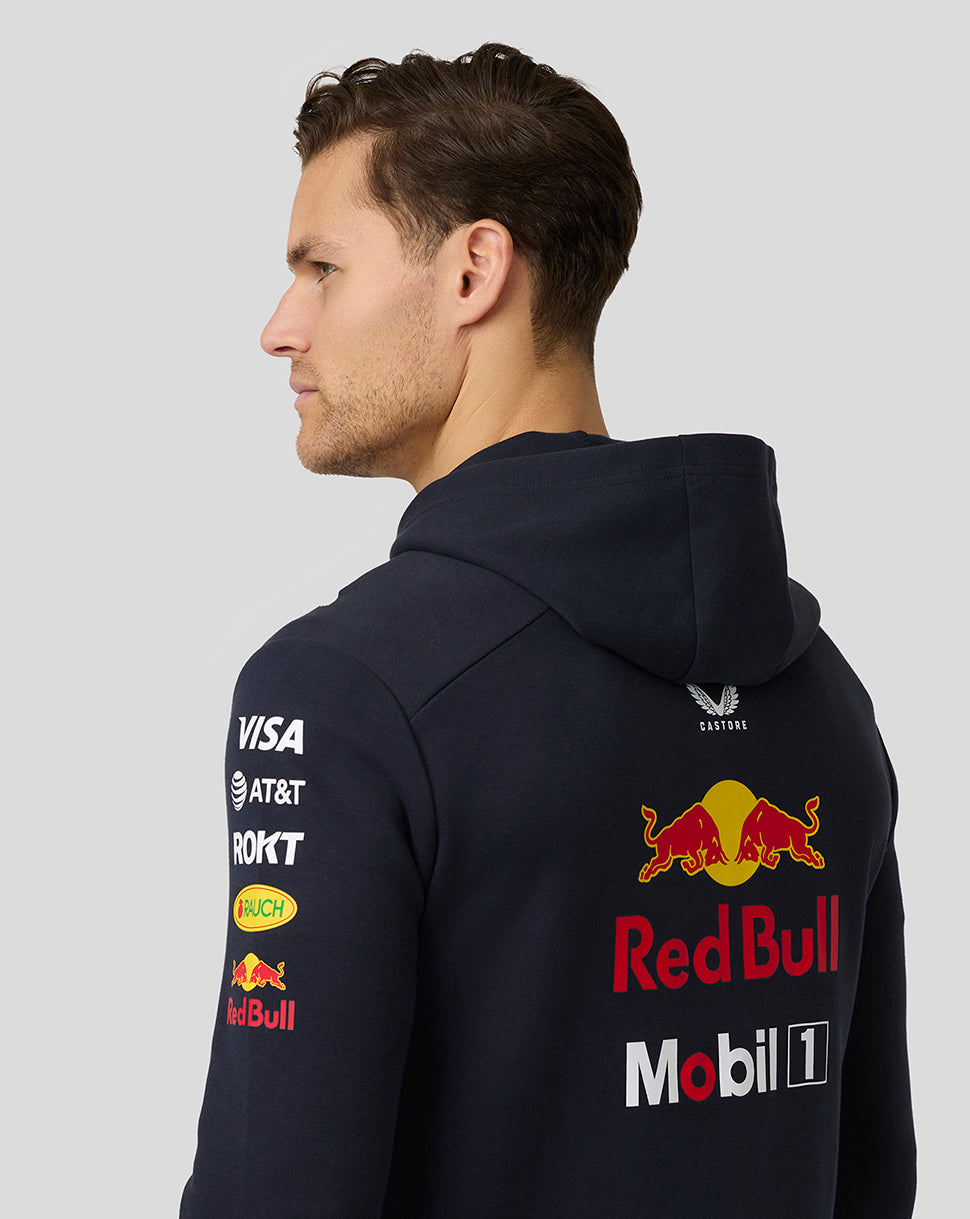 Oracle Red Bull Racing Unisex Teamline Full Zip Hoodie - Night Sky - Night Sky