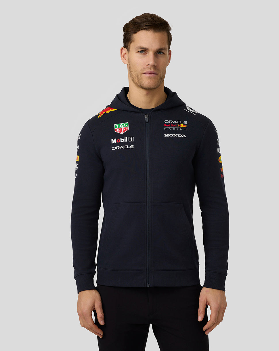 Oracle Red Bull Racing Unisex Teamline Full Zip Hoodie - Night Sky - Night Sky
