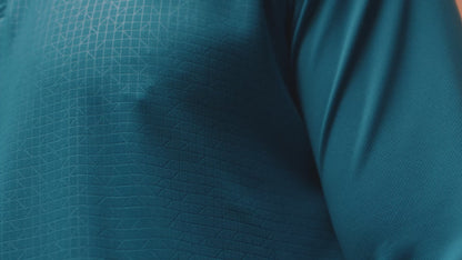 Men’s Adapt Print 1/4 Zip Top - Dark Aqua