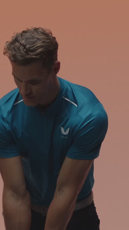 Pinnacle Golf Varsity Polo - Dark Green