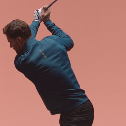Men’s x Paul Smith Technical Quarter Zip Top - Teal