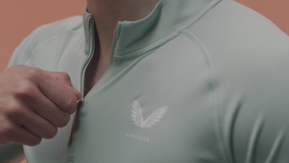 Adapt Training 1/4 Zip Top - Green