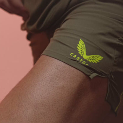Men’s Apex 6" Shorts w/ Inner Brief - Green