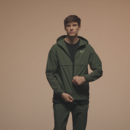 Flex Winterised Woven Jacket - Dark Green