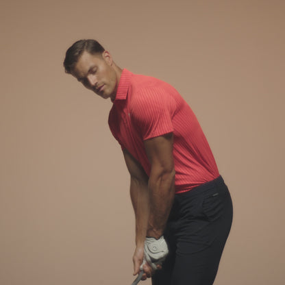 Golf Pinnacle Glow Polo - Bright Orange