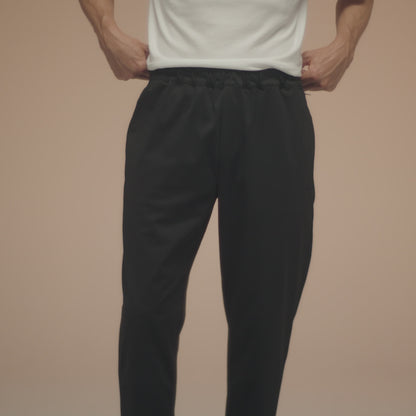 Elevated Lifestyle Tailored Trousers - Black