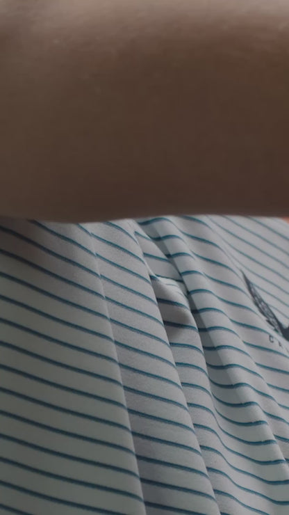 Club Golf Stripe Polo - White