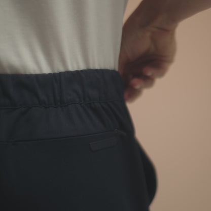 Elevated Lifestyle Tailored Trousers - Navy