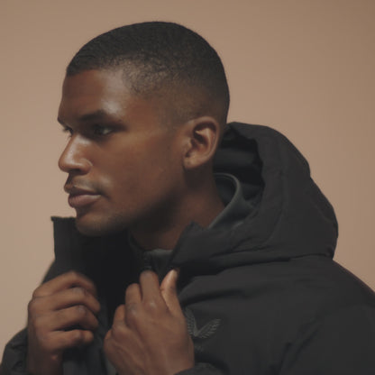 Lightweight Puffer Jacket - Black