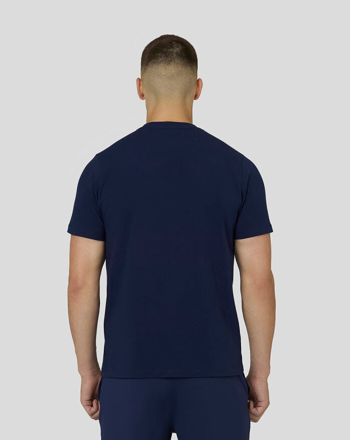 Men's Polycotton T-Shirt - Navy
