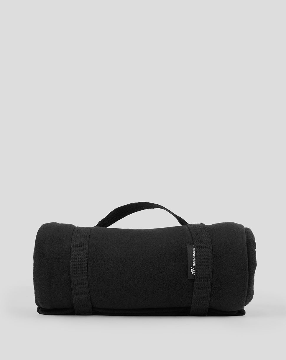 Black Silverstone Fleece Blanket - Black