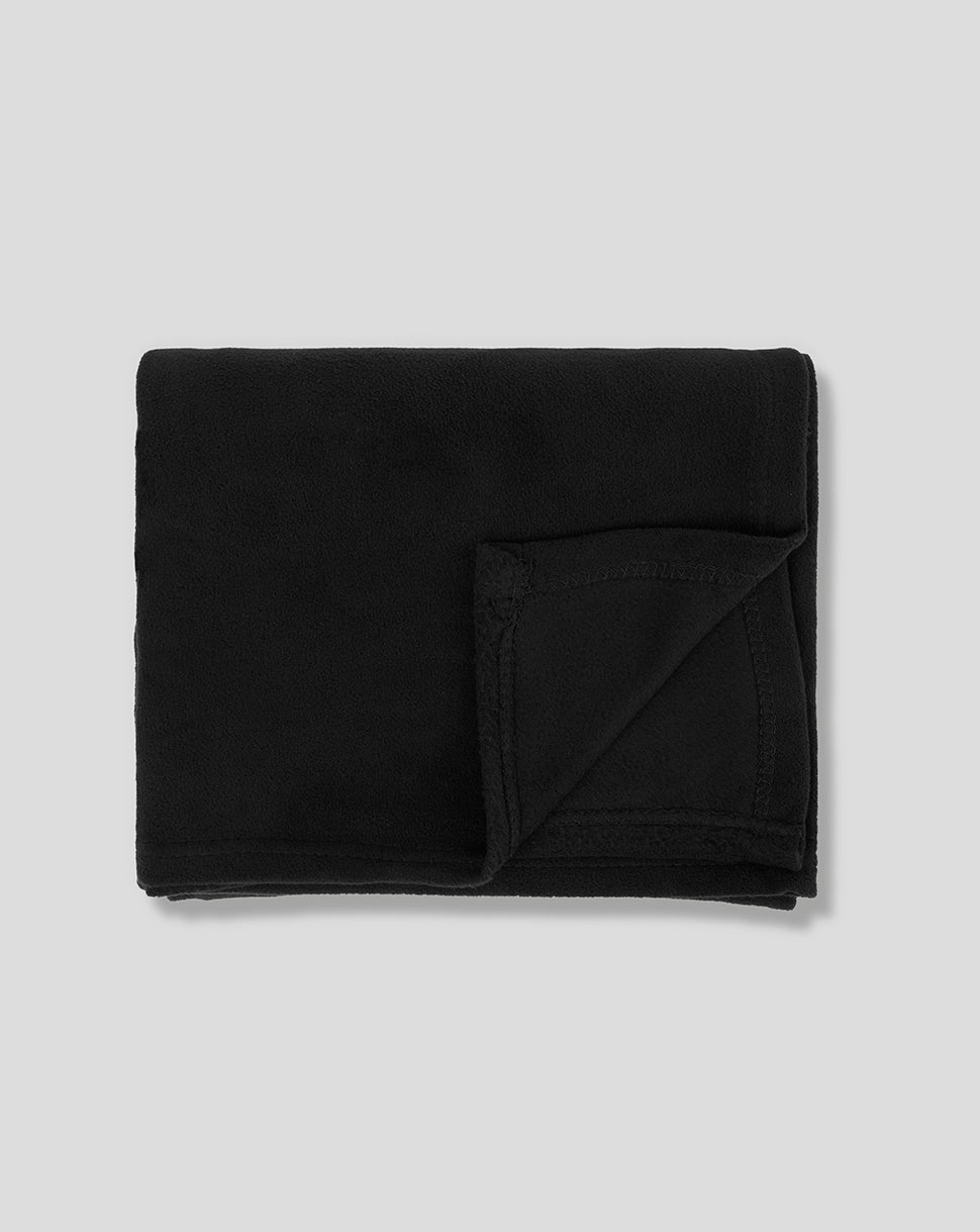 Black Silverstone Fleece Blanket - Black