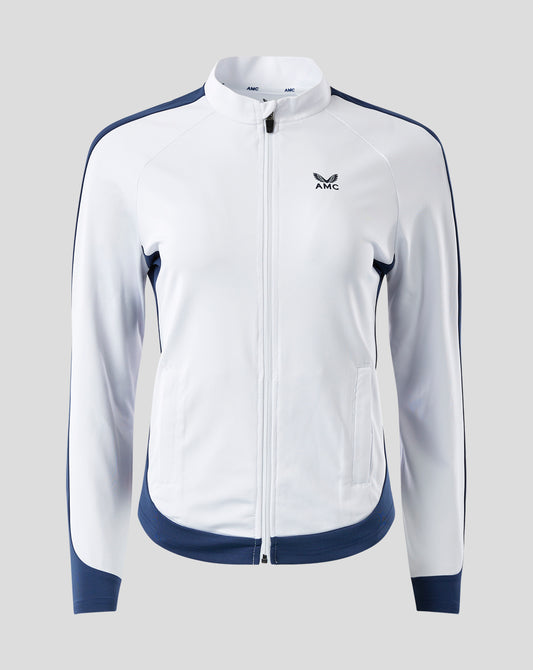 Women's White AMC Performance Track Jacket