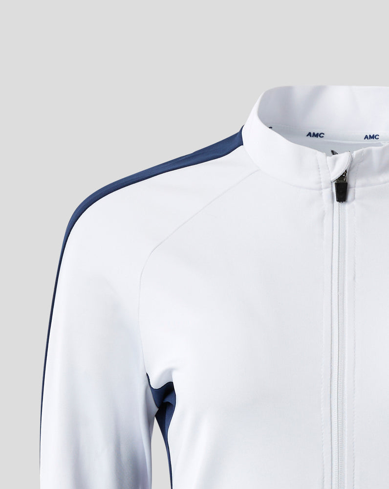 Women's White AMC Performance Track Jacket