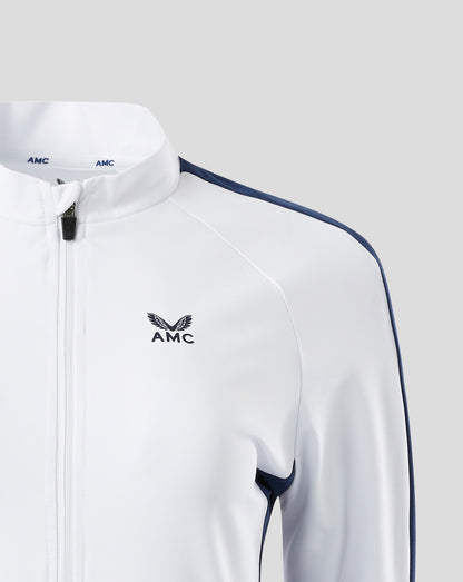 Women's White AMC Performance Track Jacket