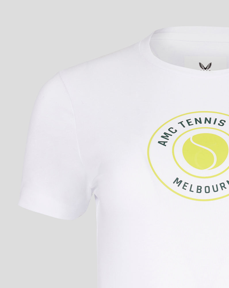 Women's White AMC Melbourne Graphic Print Lifestyle T-Shirt