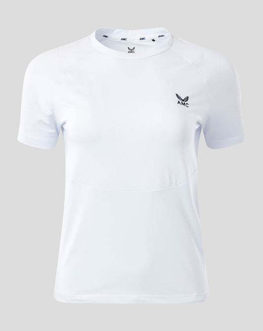 Women's White AMC Performance Tee