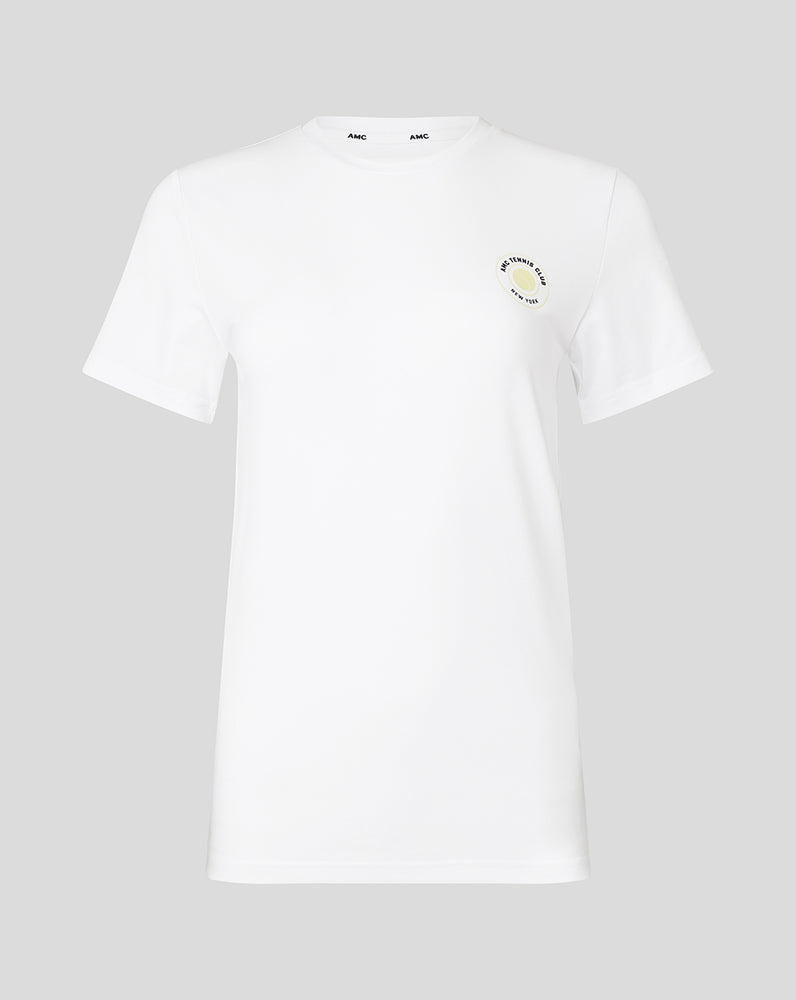 Women's White AMC New York Graphic Tennis T-shirt