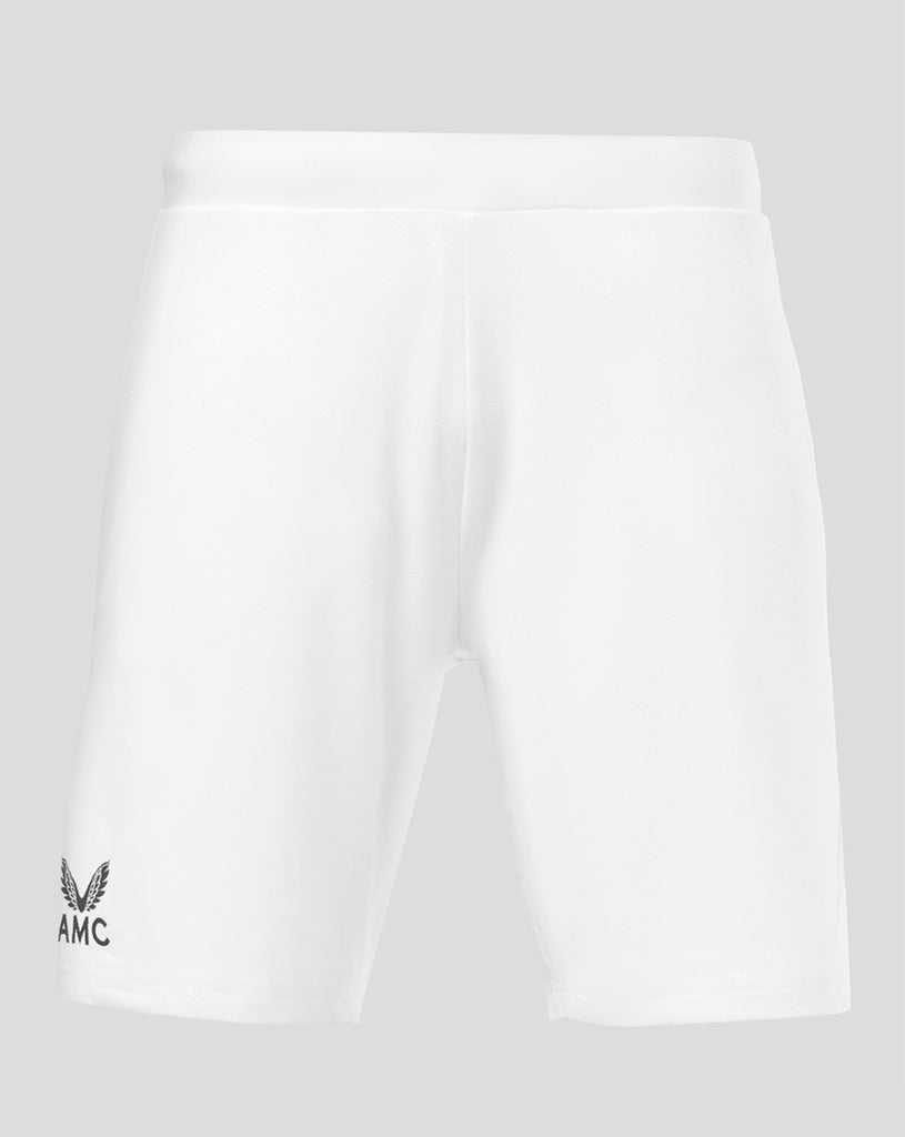 White AMC Active Technical Bi-Stretch Tennis Shorts
