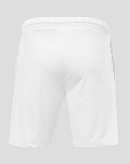 White AMC Active Technical Bi-Stretch Shorts