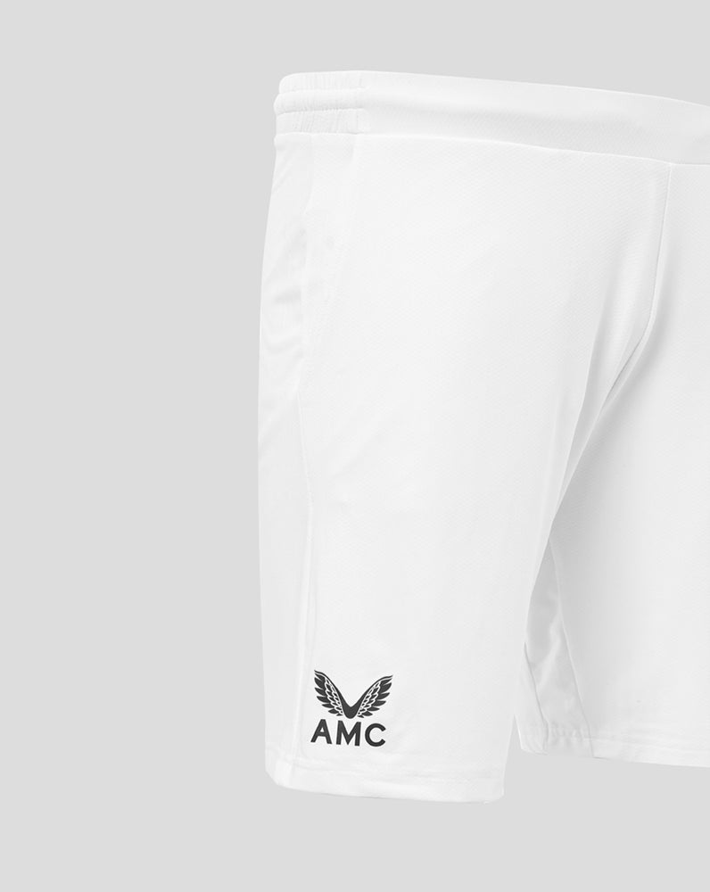 White AMC Active Technical Bi-Stretch Shorts