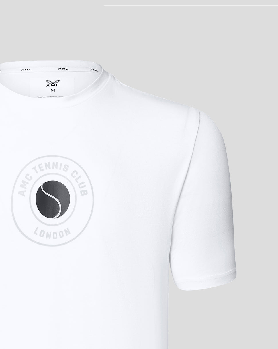 White AMC Tennis Club London Tee