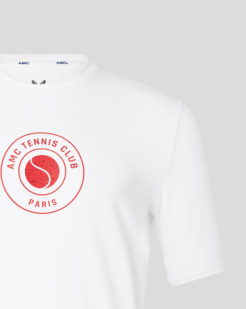 White Junior AMC Tennis Club Paris Graphic T-Shirt
