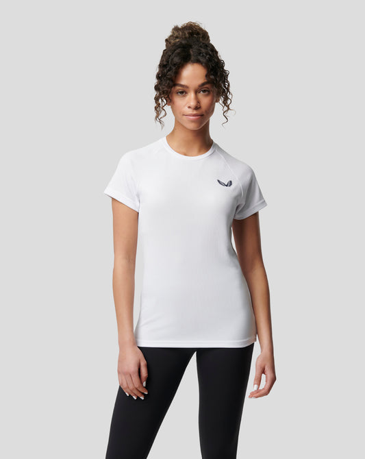 Women's White Active Training Tee