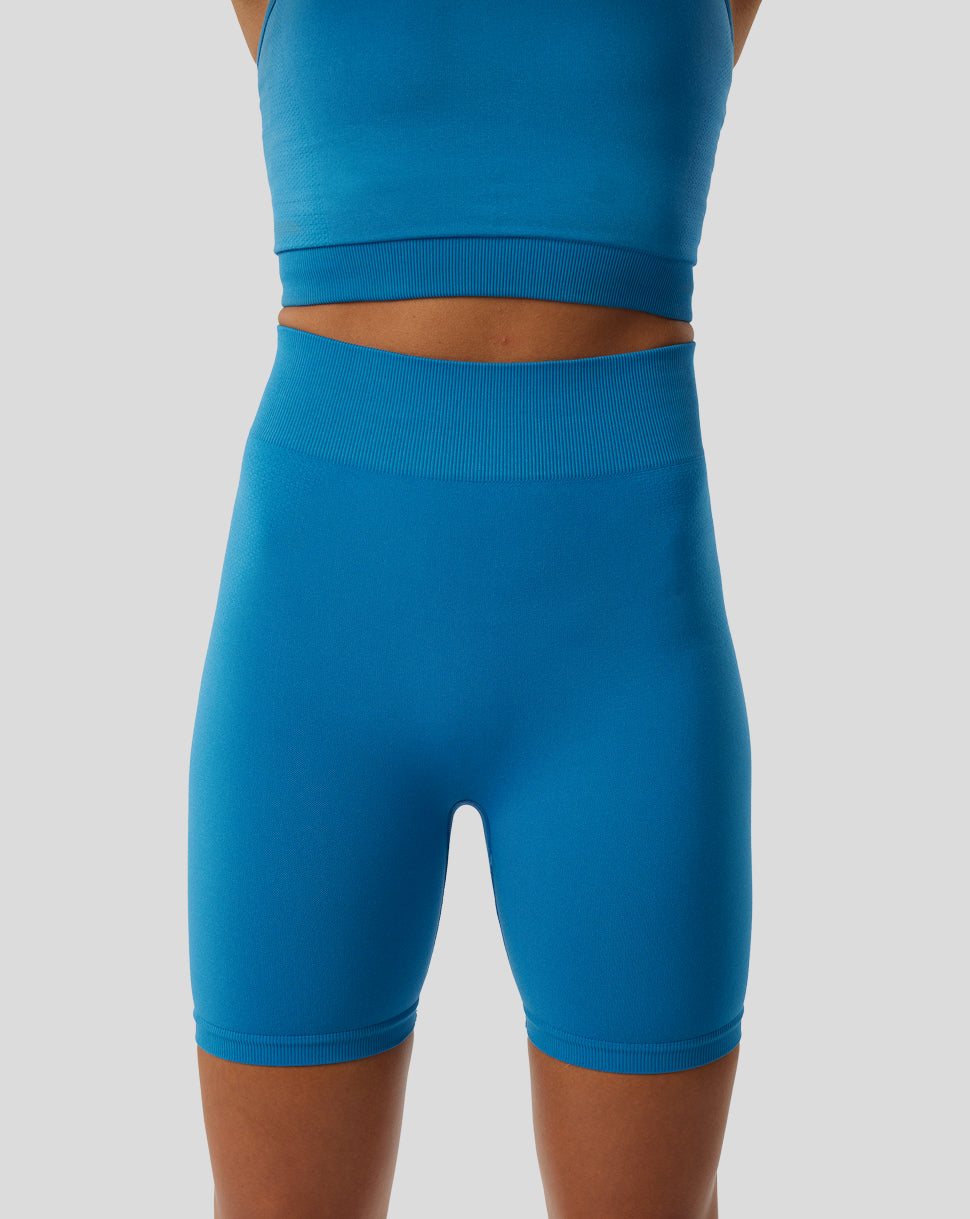 Women's Azure Active Seamless Shorts - Azure