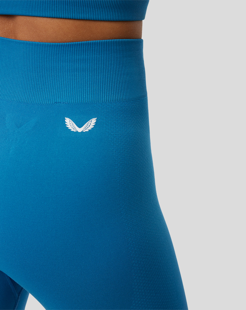 Women's Azure Active Seamless Shorts - Azure