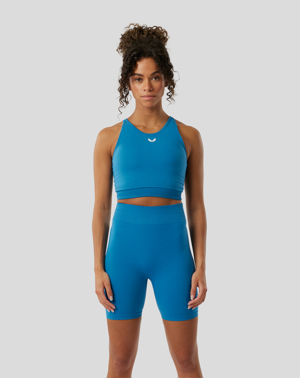 Women's Azure Active Seamless Shorts - Azure