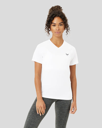 Women's White Active Training T-Shirt