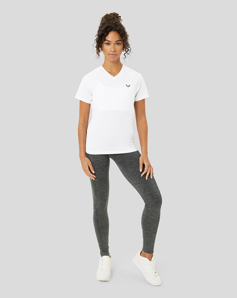 Women's White Active Training T-Shirt