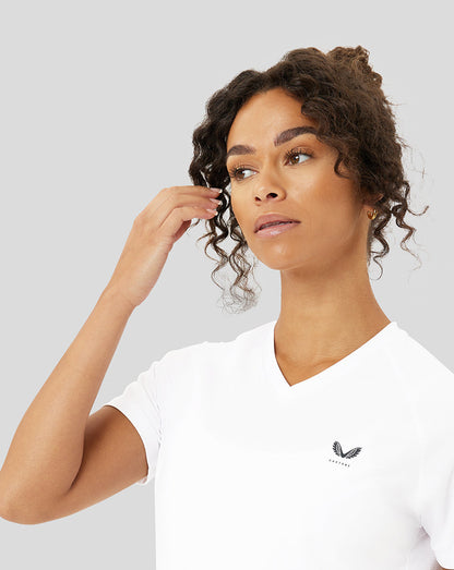 Women's White Active Training T-Shirt