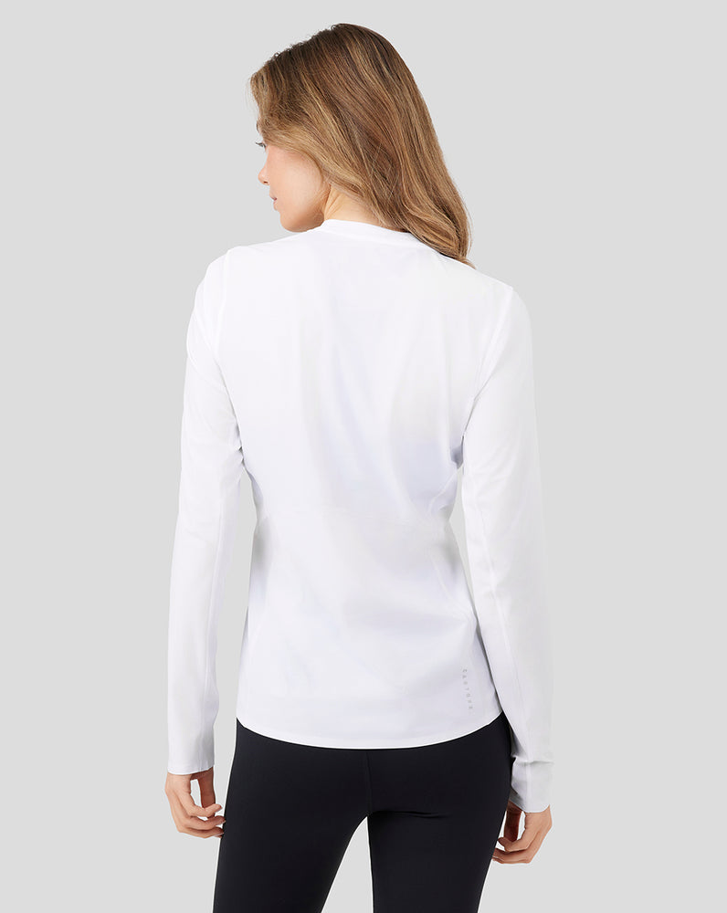 Women's White Metatek Long Sleeve Training T-Shirt