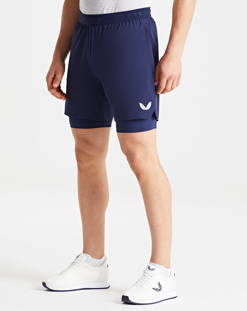Navy Nitro Shorts