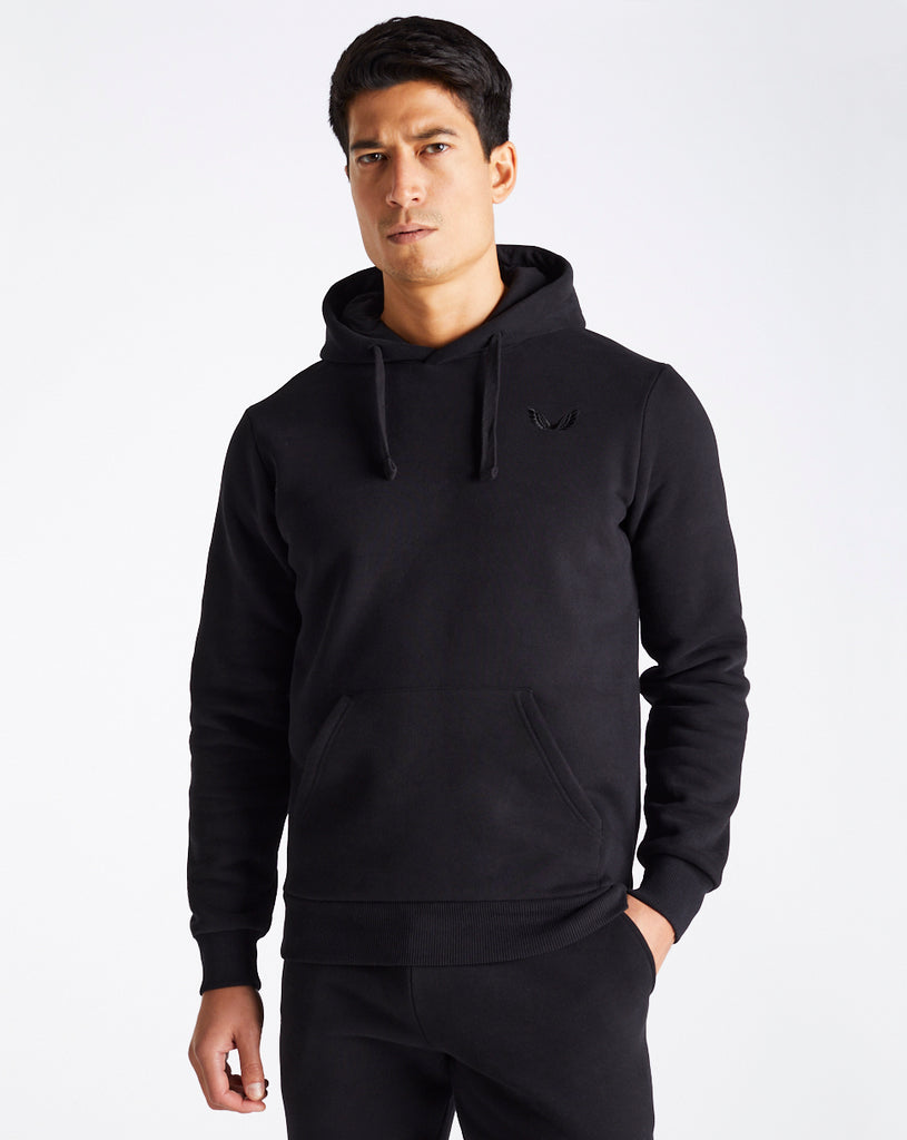 Men's black Apex premium hoodie