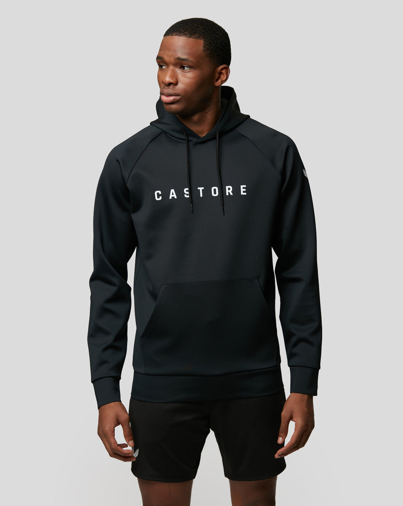 Mens black Castore sports hoodie