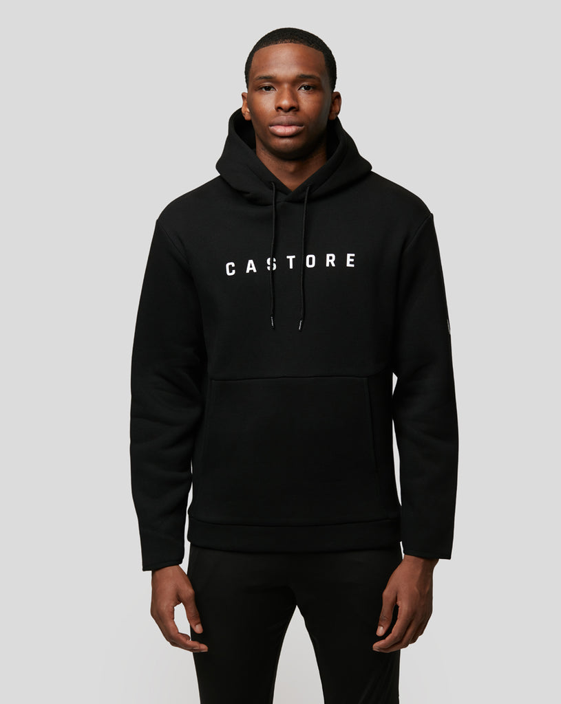 Black Castore fleece hoodie