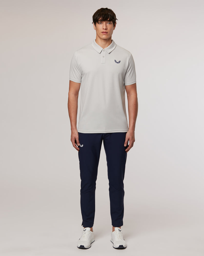 Mist Tota Golf Performance Short Sleeve Polo