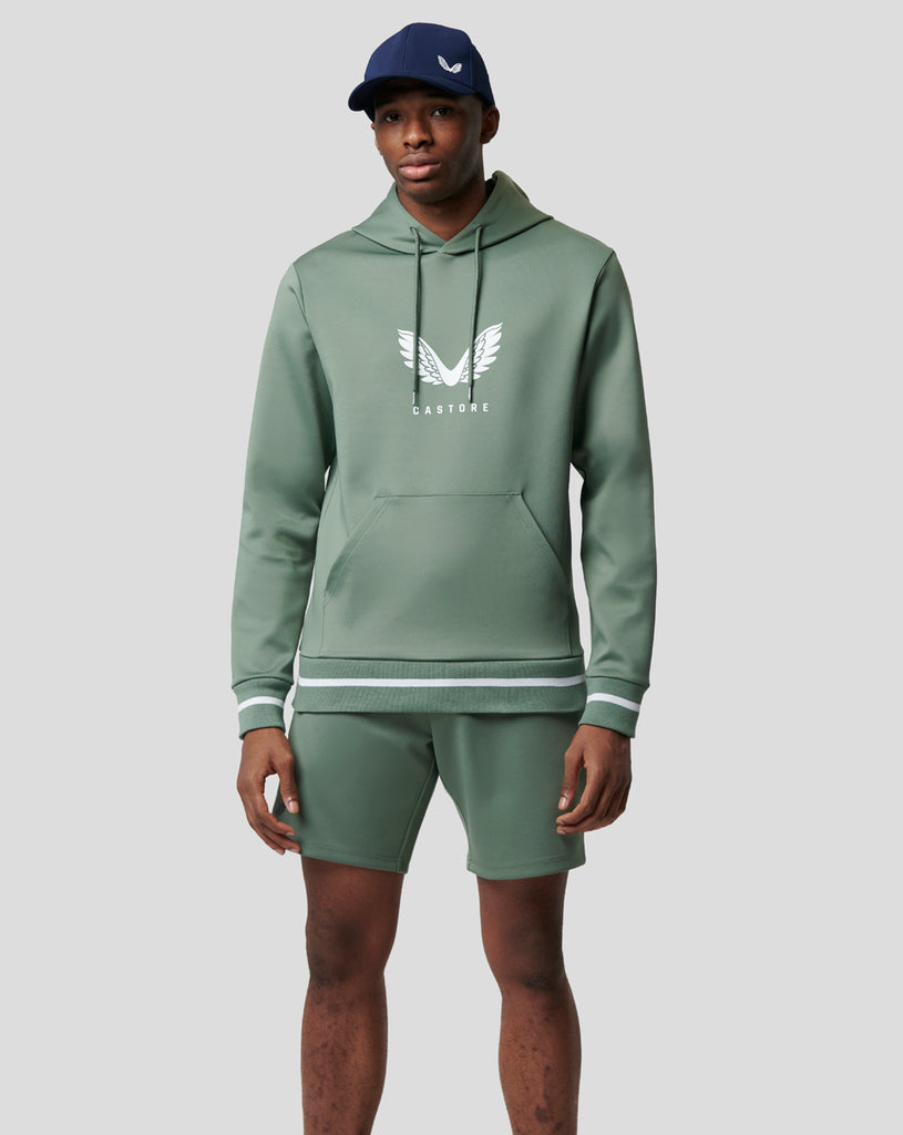 Mens sage green sports hoodie
