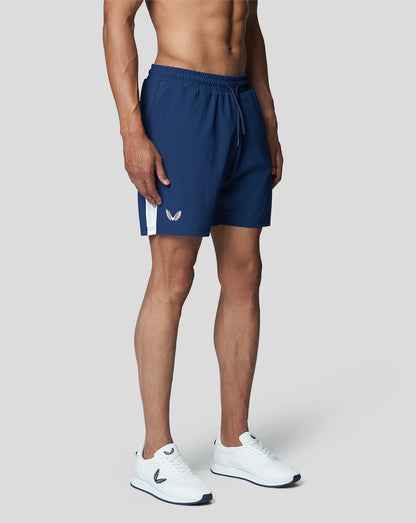 Peacoat Active 6" Mesh Panel Shorts