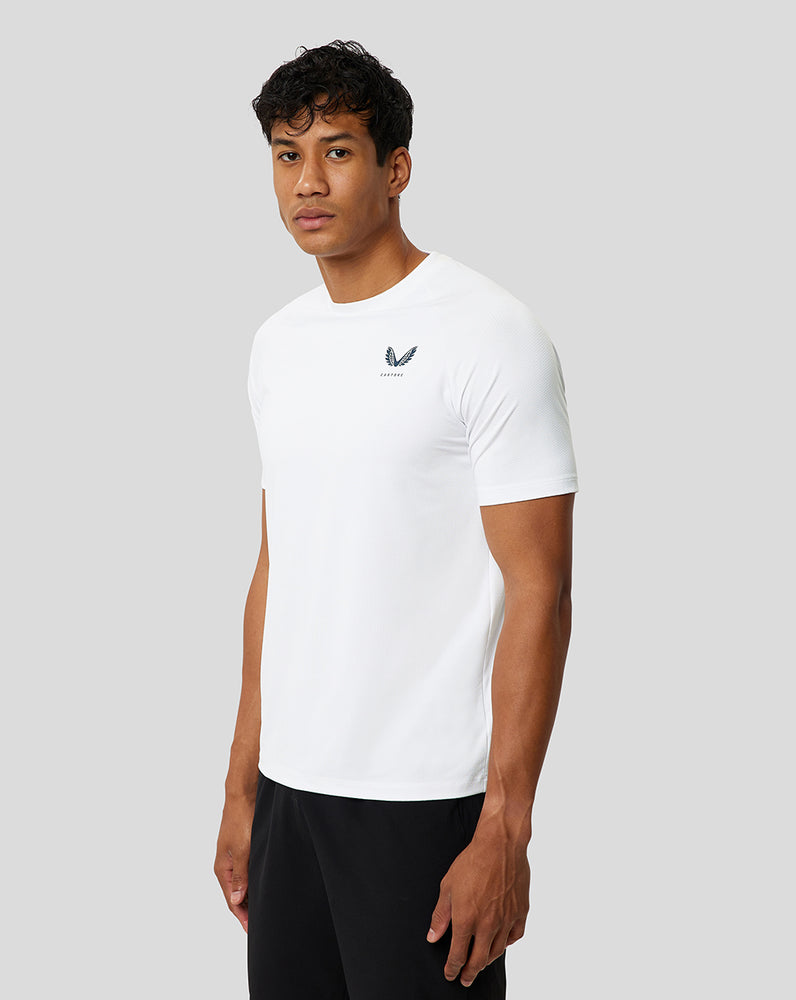 White Active Short Sleeve Training T-Shirt – Castore