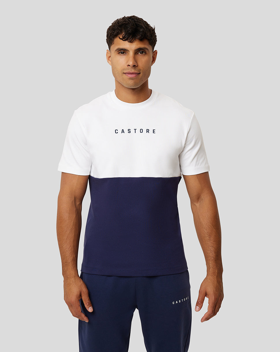 White Cobalt Capsule Block Recovery T-Shirt