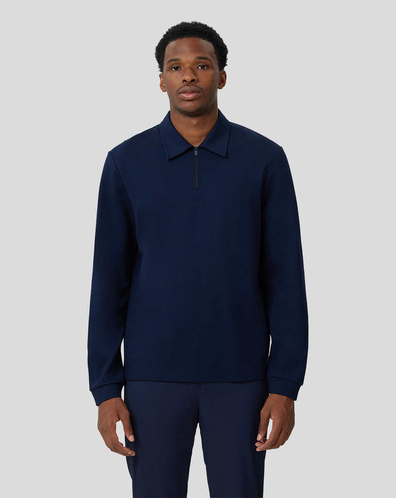 Iridescent Half Zip Short Sleeve Polo - Ready to Wear