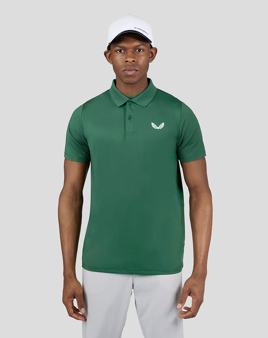 Hunter Green Golf Breathable Polo