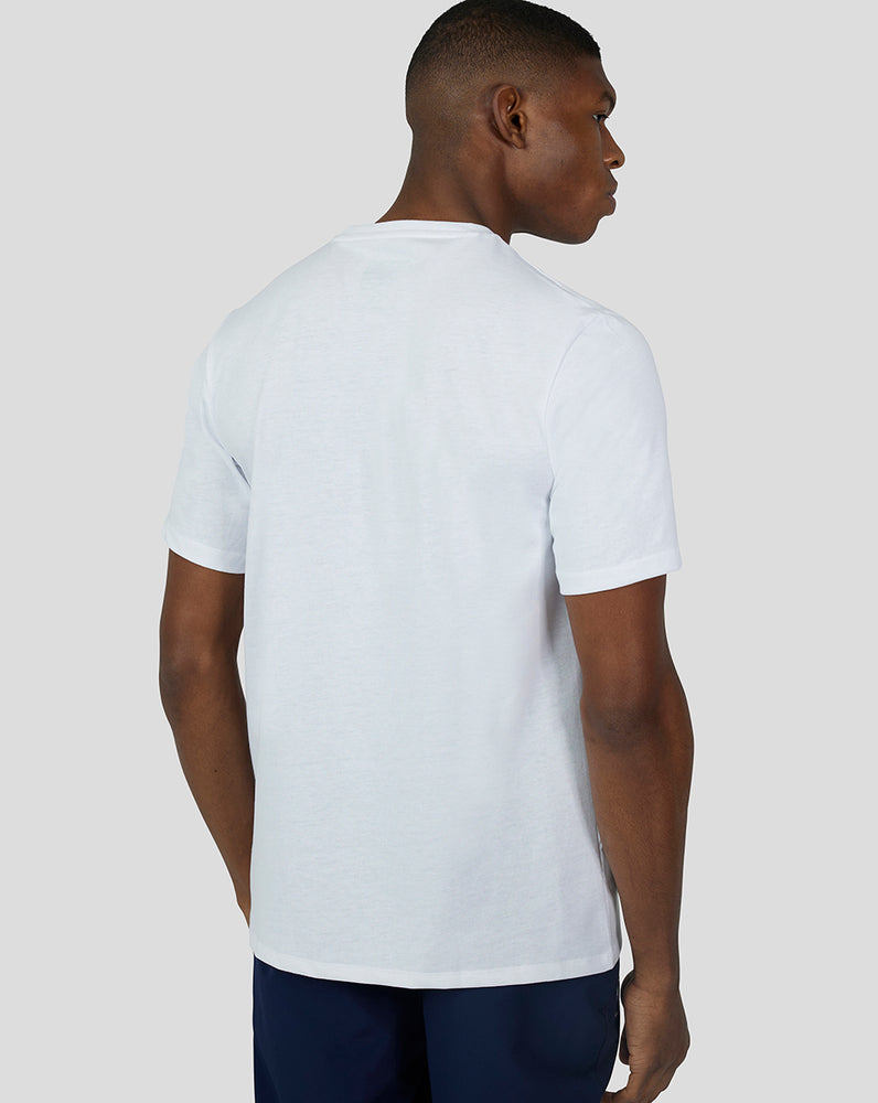 Graphic Print Short Sleeve T-Shirt - White