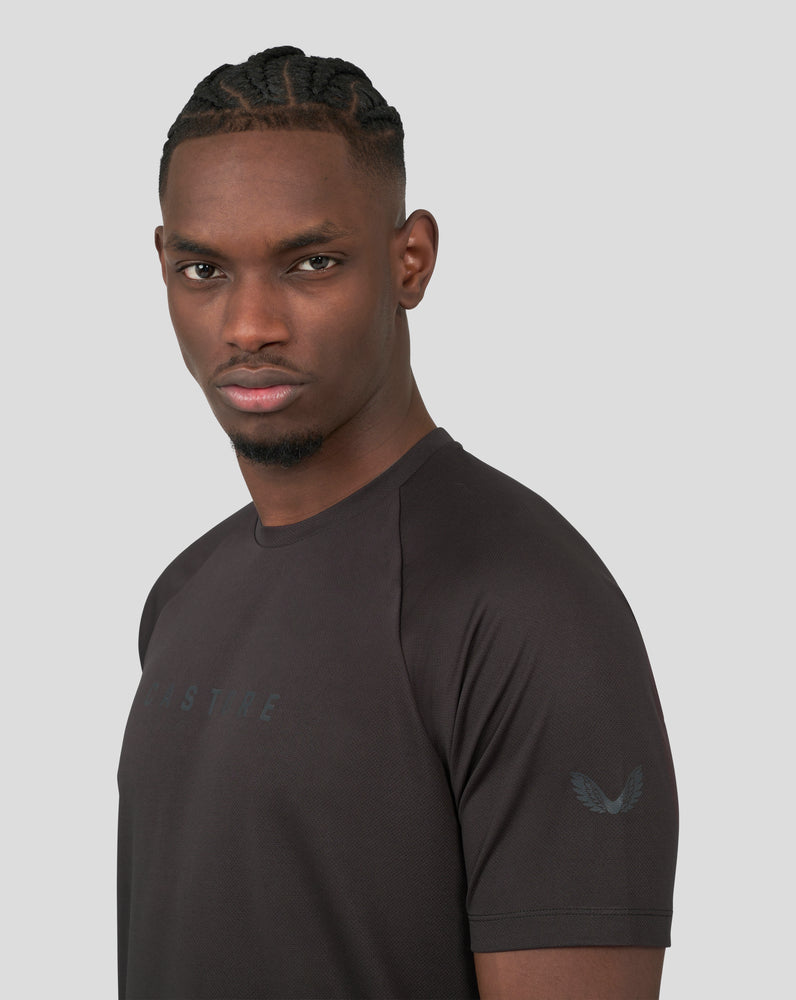 Black Short Sleeve Raglan T-Shirt