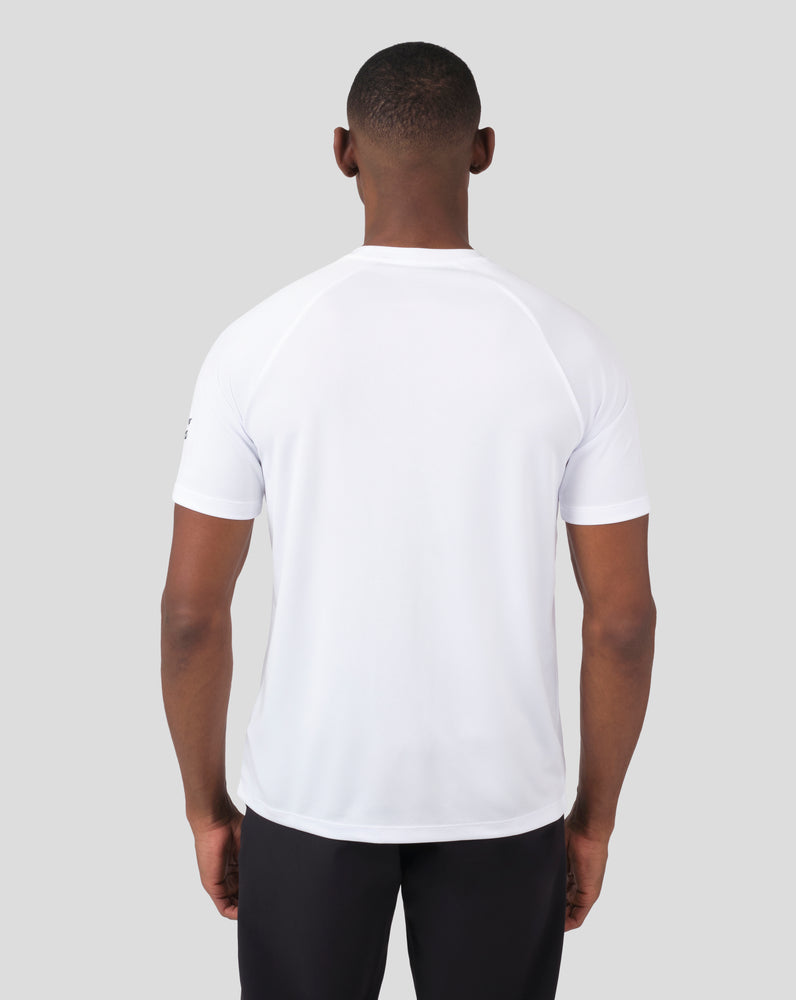 White Short Sleeve Raglan T-Shirt